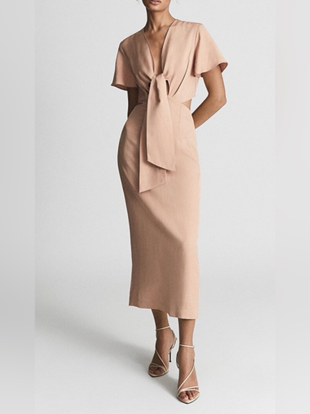 REISS
Iona Doriana Move On Dress In Neutral